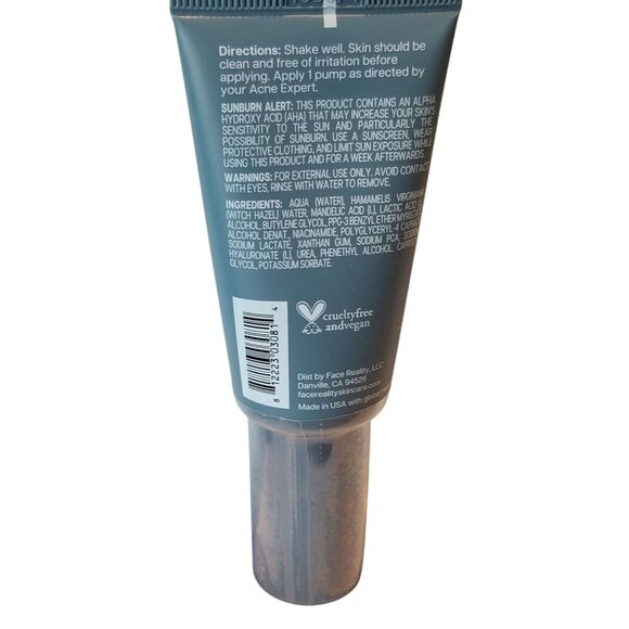 Skincare face reality 11 % I-mandelic serum 1 oz exfoliate and brightens - Picture 2 of 4